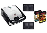 Tefal Snack Collection 2 Cajas, Waffle croque, Waffles, Sandwich, ...